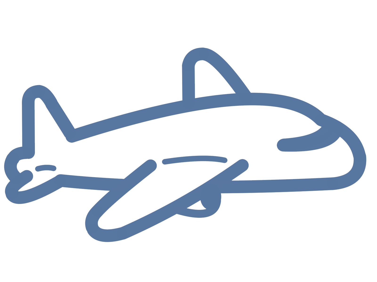 飛行機のイラスト